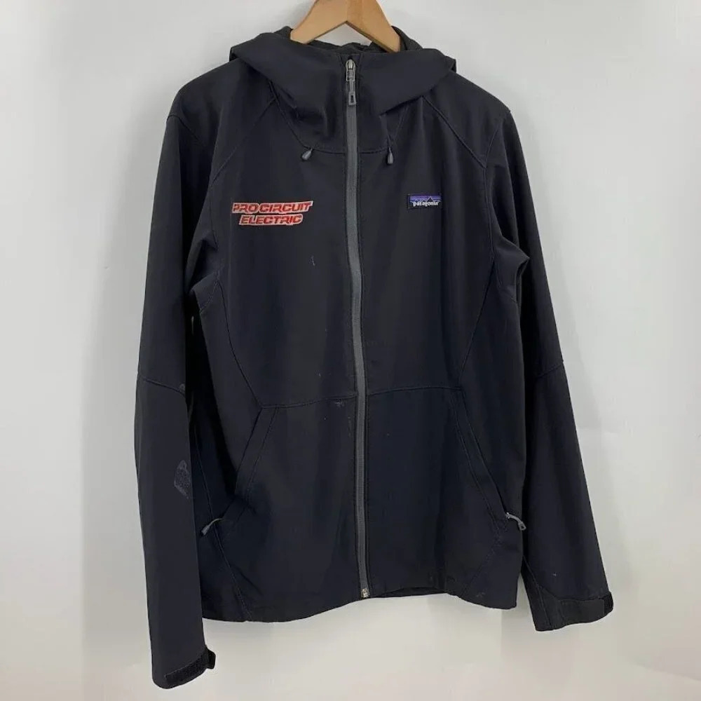 Patagonia Men's Adze Full Zip Long Sleeve Hooded Jacket w/ Small Logo Size‎ M